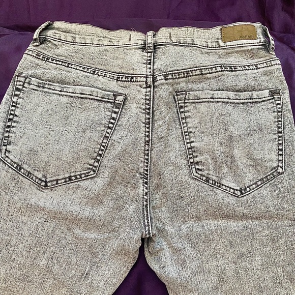 Garage Grey Washed Denim Jeans - Picture 4 of 6